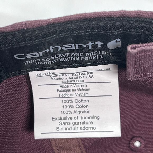 SOLD!! CARHARTT Men's (Unisex) Cap Adjustable Size. Like New Condition‎ - Picture 7 of 8